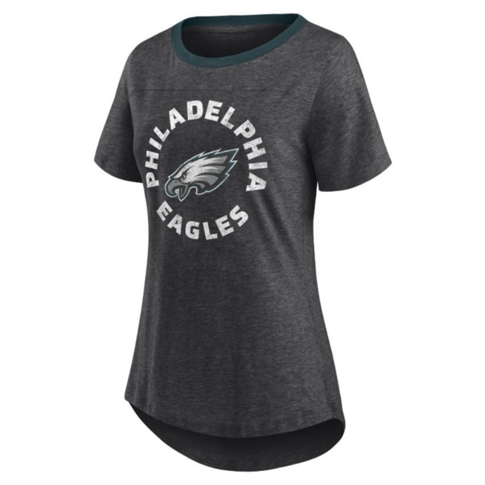Nfl Philadelphia Eagles Women's Roundabout Short Sleeve Tshirt nwt - Picture 2 of 8